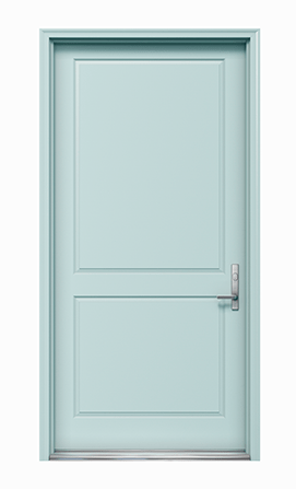 Straightline (195) Blue Entry Door
