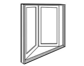 Folding Pass-Through Window